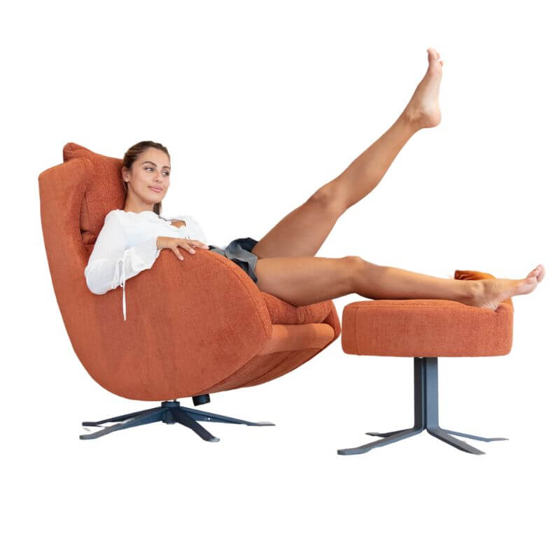 Lenny Contemporary Swivel chair from Fama