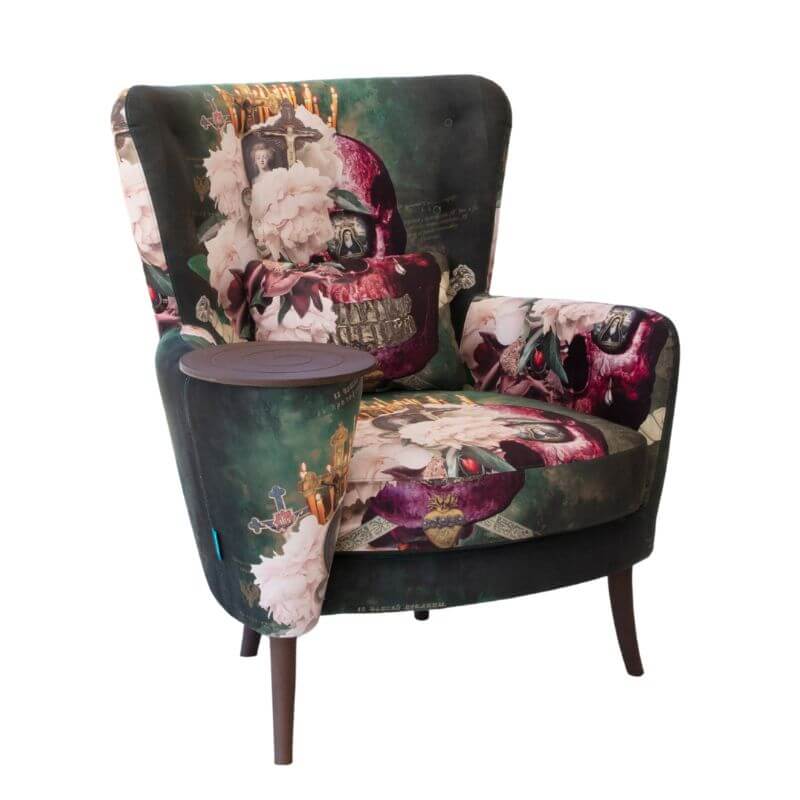 Christie Armchair with Table from Fama