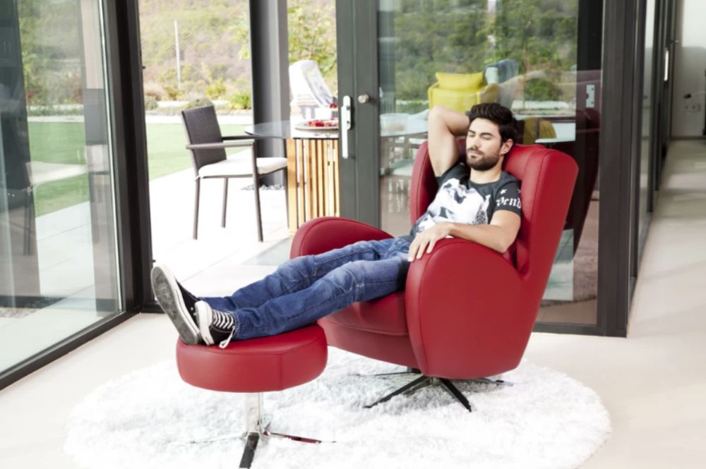 Romeo Leather Chair from Fama