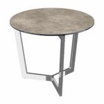 Tamara stainless steel side table - Argile Ceramic