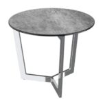 Tamara stainless steel side table