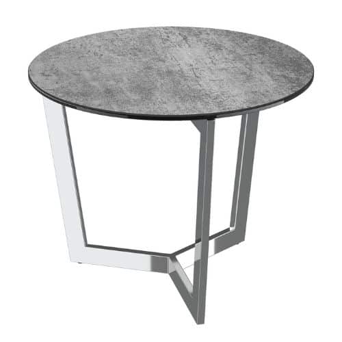 Tamara stainless steel side table