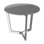 Tamara stainless steel side table - Mesh