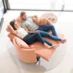 Moonrsie XL rocking recliner sofa