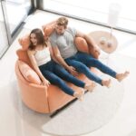 Moonrsie XL rocking recliner sofa