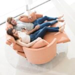 Moonrsie XL rocking recliner sofa