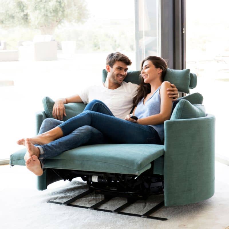 Moonrsie XL rocking recliner sofa