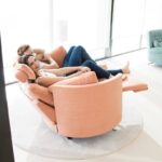 Moonrsie XL rocking recliner sofa