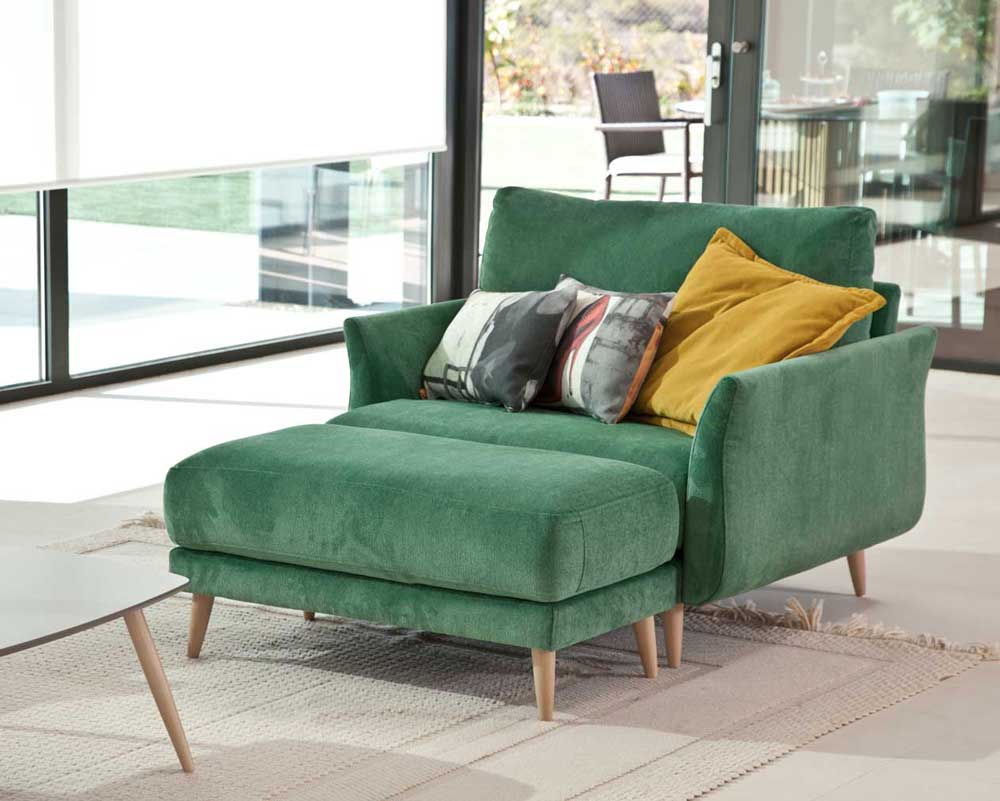 Helsinki S1 - Armchair - 1 long arm 1 short arm By Fama 116cm - Image 8