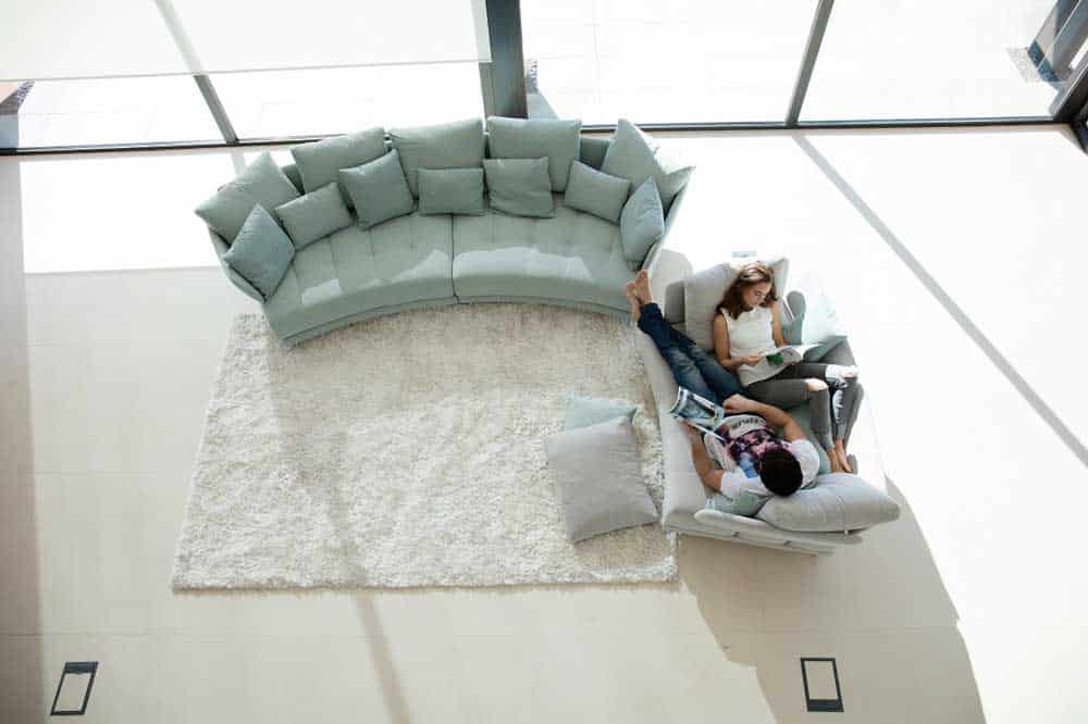 Pacific W Curved Sofa from Fama (335cm) - Image 2