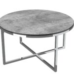 Talia Coffee Table Silver Ceramic