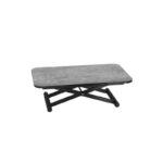 Enora Coffee Dining Table - Silver