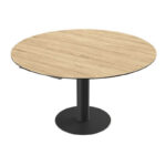 Luna Table - Ceramic Clear Oak