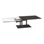 Opera Cearmic Coffee Table - Dark Steel