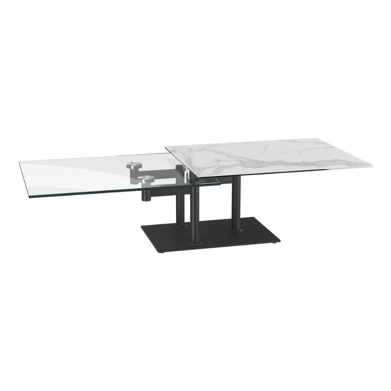 Opera Cearmic Coffee Table - Matt Marble