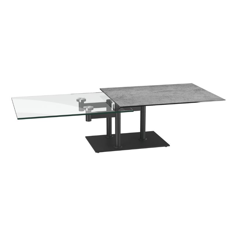 Opera Cearmic Coffee Table - Silver