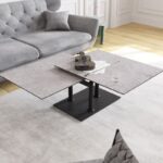 Opera Double Cearmic Coffee Table - Silver