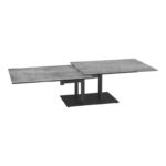 Opera Double Cearmic Coffee Table - Silver