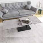 Opera Double Cearmic Coffee Table - Silver
