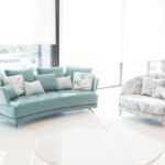 Pacific curved sofa from Fama