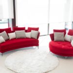 Pacific curved sofa from Fama