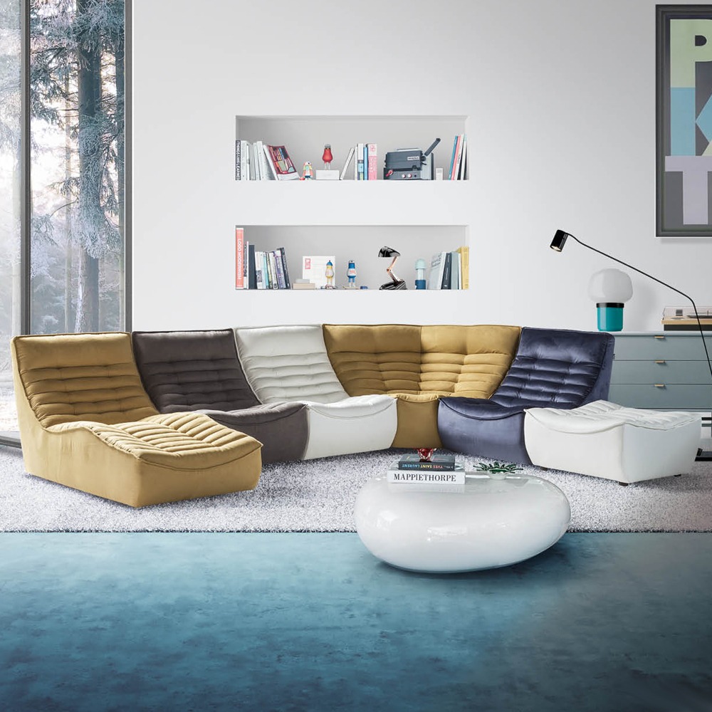 Fox Trot modular sofa range from Calia Italia - Design your own bespoke sofa