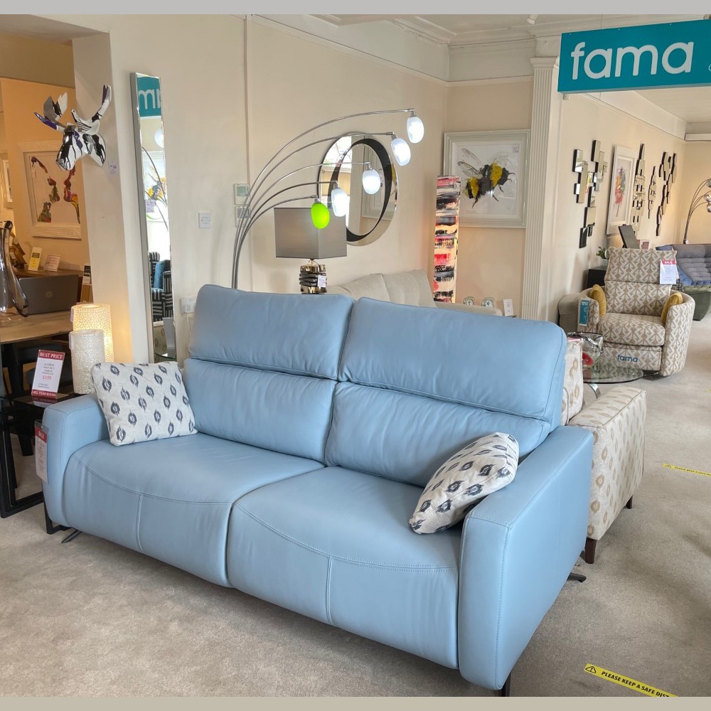 Axel leather sofa range - Optional Electric Recliners - Design Your Own Bespoke Sofa