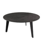 Tosca Ronde Coffee Table - Dark Steel