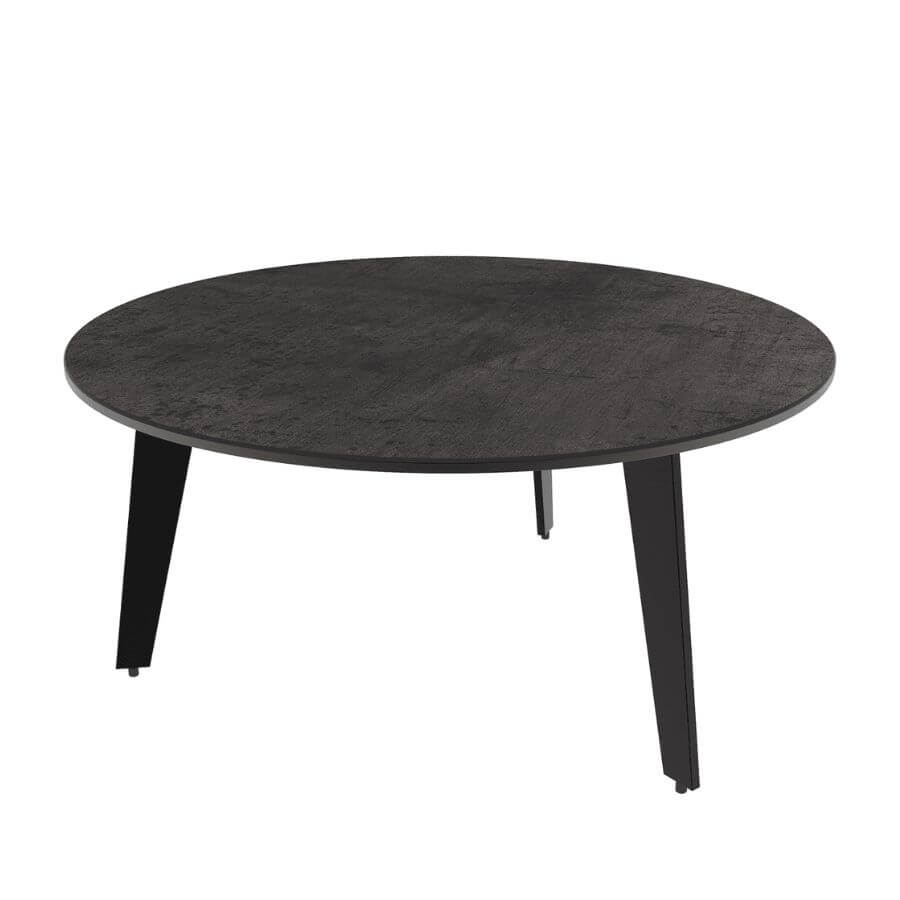 Tosca Ronde Coffee Table - Dark Steel