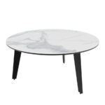 Tosca Ronde Coffee Table - Matt Marble