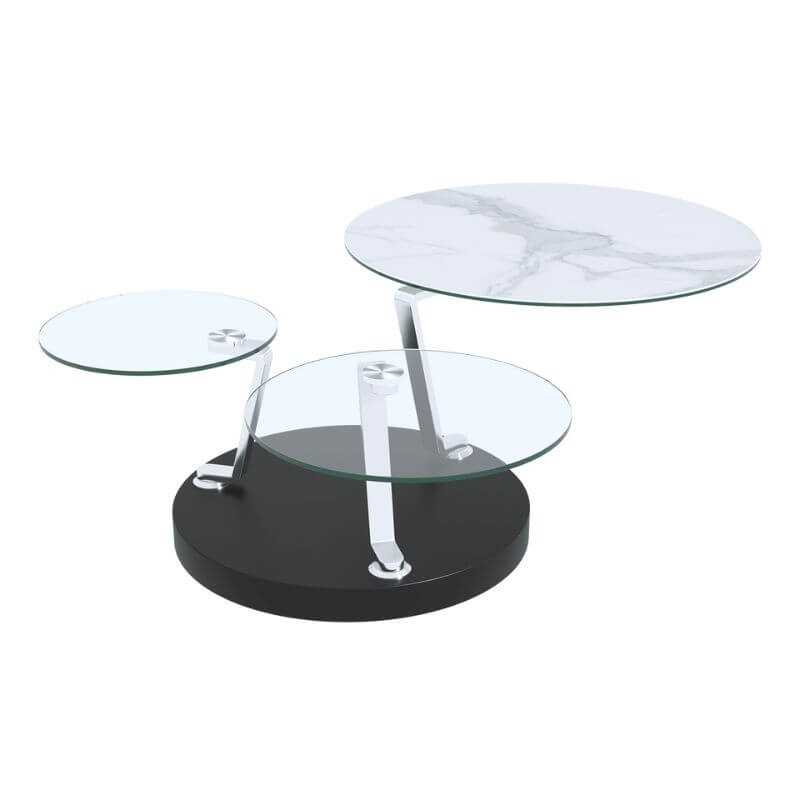Cadran Coffee Table - Matt Marble