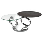 Eolia Coffee Table - Dark Steel