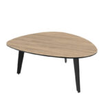 Galet Coffee Table - Clear Oak