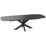 Phoenix extending dining table - Marquina Marble