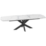 Phoenix extending dining table - Matt Marble