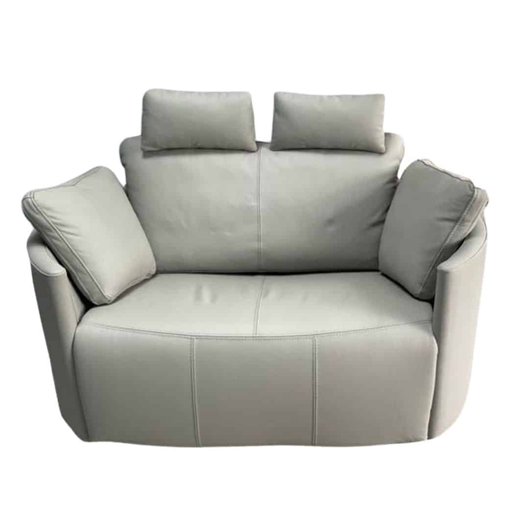 Moonrise XL Leather rocking recliner sofa