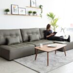 Arianne leather sofa from Fama
