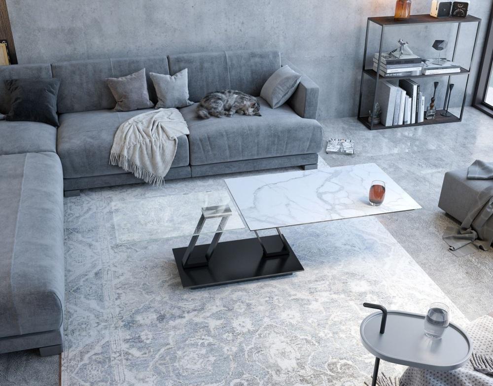 Barcelona Ceramic Top Coffee Table - Choice of finish - from Akante - Image 21