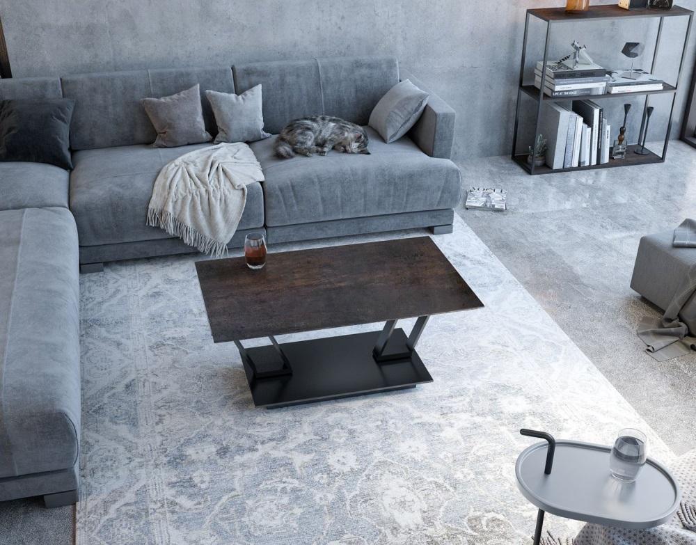 Barcelona Ceramic Top Coffee Table - Choice of finish - from Akante - Image 13