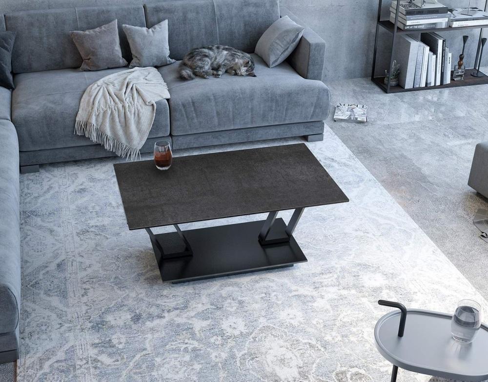 Barcelona Ceramic Top Coffee Table - Choice of finish - from Akante - Image 11