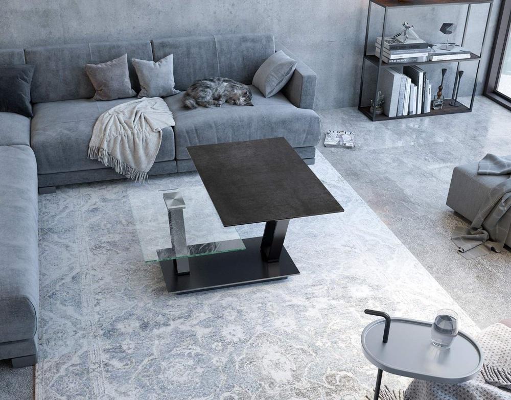 Barcelona Ceramic Top Coffee Table - Choice of finish - from Akante - Image 10