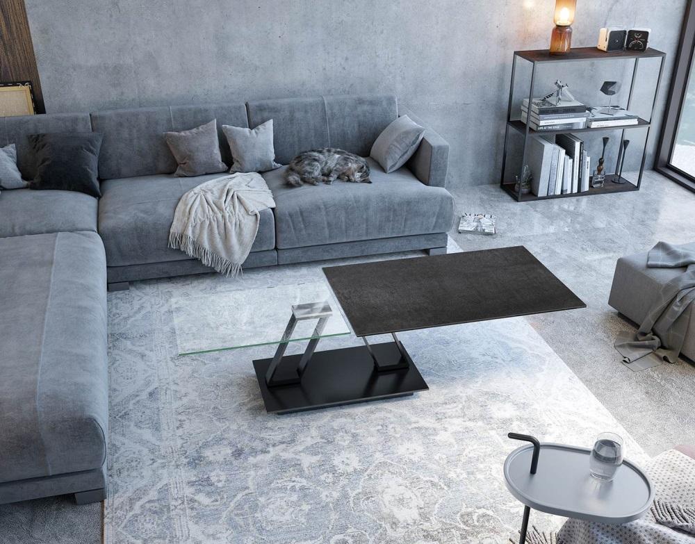 Barcelona Ceramic Top Coffee Table - Choice of finish - from Akante - Image 9