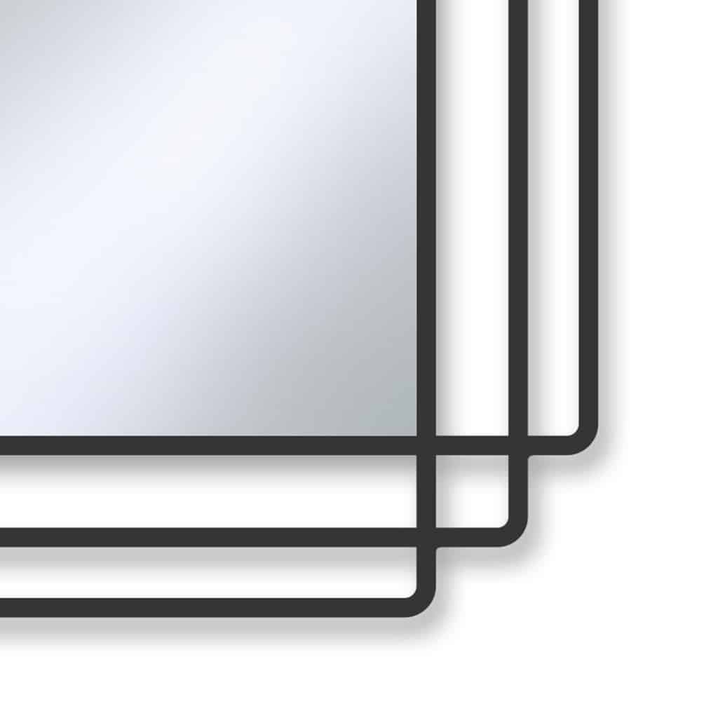 Contour Mirror From Deknudt - 92cm x 92cm - Image 3