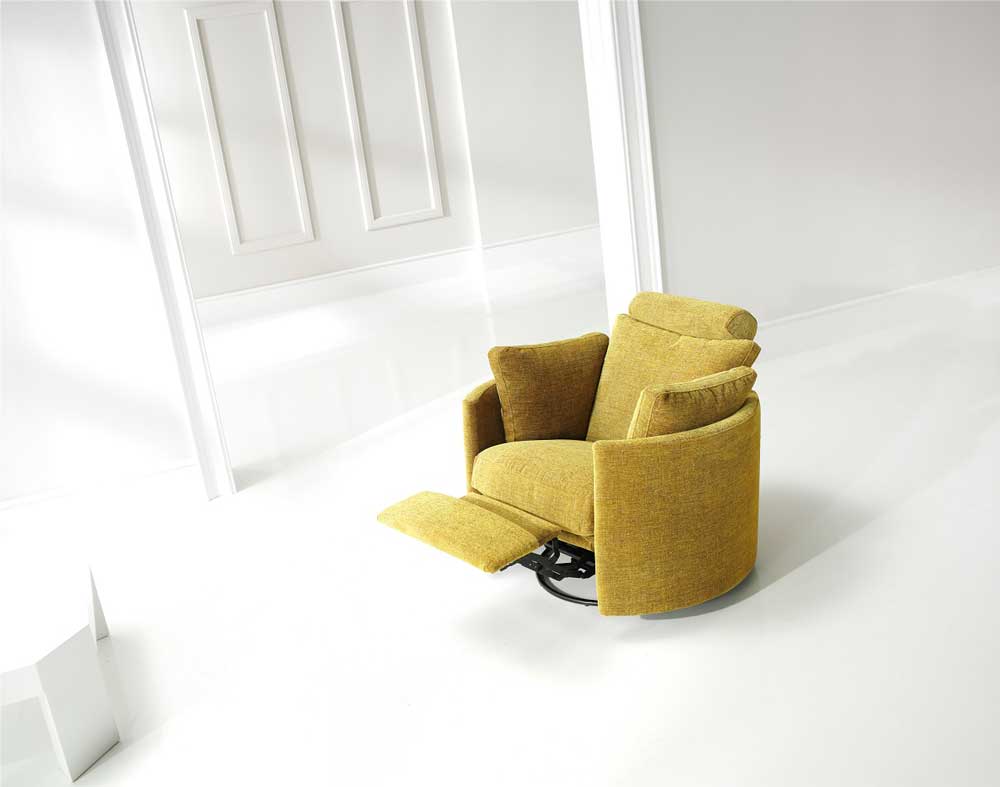 Fama - Moon Chair Fabric with Manual Recliner - Image 5