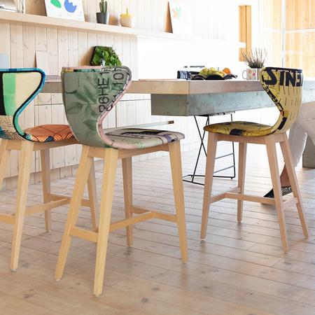 Helga Bar Stool from Fama