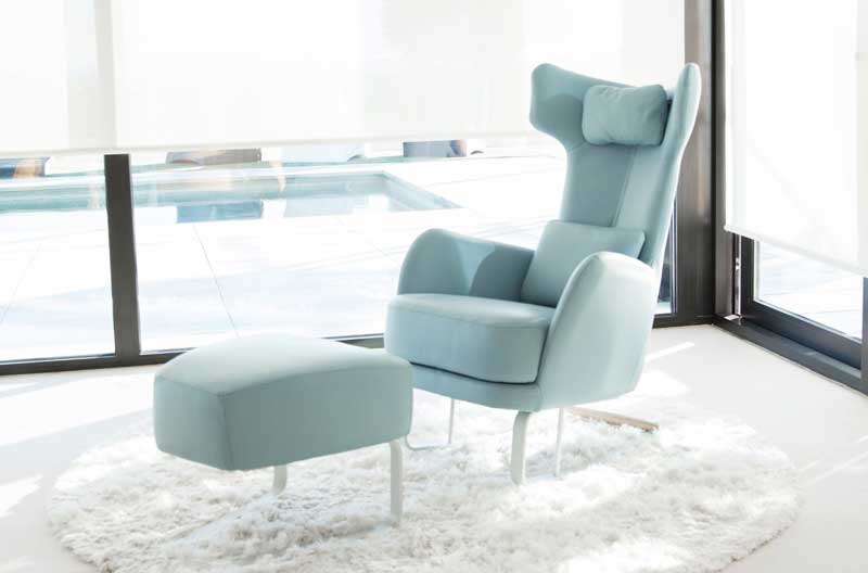 Kangou Leather Chair & Stool from Fama - Image 8