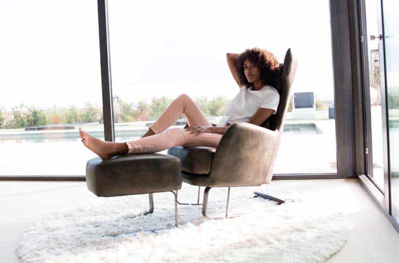 Kangou Leather Chair & Stool from Fama - Image 6