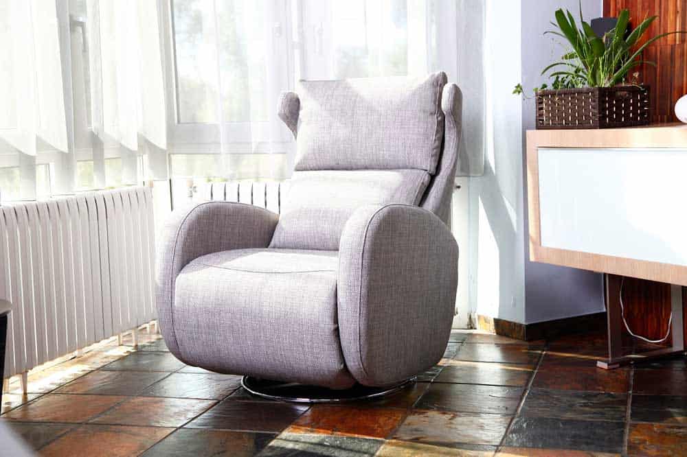 Kim Fabric Recliner Armchair - Fama - Image 5