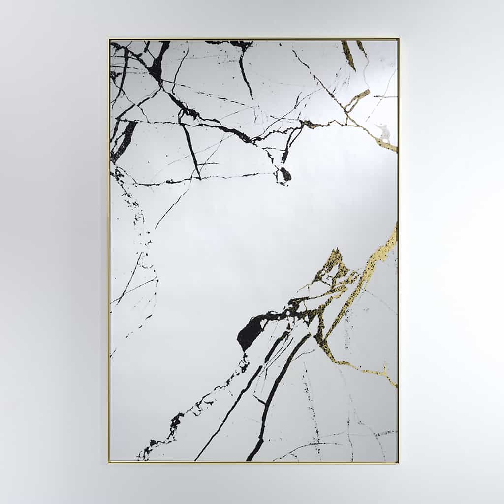 Marble Mirror From Deknudt - 121cm x 83cm - Image 2