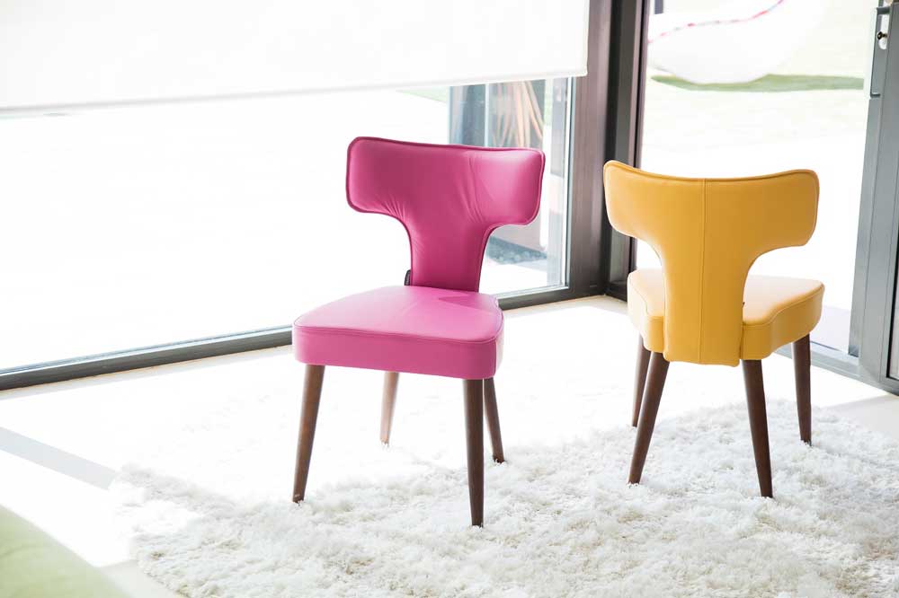 Mili & Lalo Leather Dining chairs from Fama - Image 2